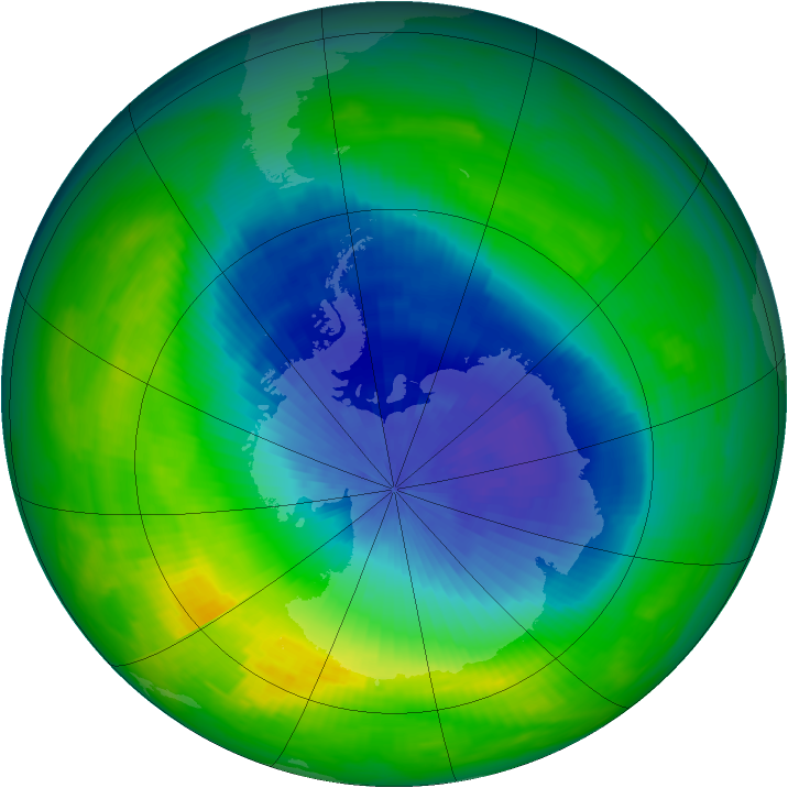 Ozone Map 1984-10-21